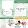 Affrolling 50 Pack Religious Christian Thank You Cards Bulk with Scripture Envelopes Stickers Bible Verse Spring Greeting Cards Encouragement Inspirational Baptism Notes 4x6 Inch Leaf