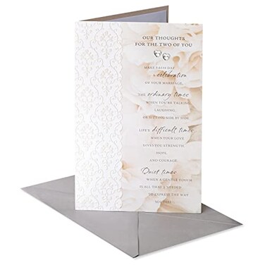 American Greetings Wedding Card Beautiful Beginning