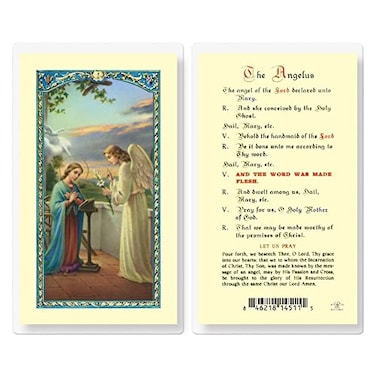Artisan Owl The Angelus Prayer Holy Cards Set of 5