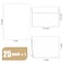 HongyiTime Blank Cards and Envelopes 5x7 25 Pack White Invitation Cardstock with SelfSeal Thank You Greeting Cards Print Custom for All Occasions DIY