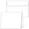 HongyiTime Blank Cards and Envelopes 5x7 25 Pack White Invitation Cardstock with SelfSeal Thank You Greeting Cards Print Custom for All Occasions DIY