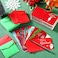 Crtiin 300 Set Mini Christmas Cards with Envelopes for Kids Tiny Holiday Greeting Assortment Small Christmas Cards with 300 EnvelopesCute
