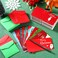 Crtiin 300 Set Mini Christmas Cards with Envelopes for Kids Tiny Holiday Greeting Assortment Small Christmas Cards with 300 EnvelopesCute