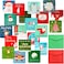 Crtiin 300 Set Mini Christmas Cards with Envelopes for Kids Tiny Holiday Greeting Assortment Small Christmas Cards with 300 EnvelopesCute
