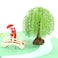 CUTE POPUP 3D Pop up Card Romantic Willow Tree Design for Valentines Day Anniversary Wedding Unique Love Greeting Card for Wife Her with Blank Envelope 46x7