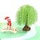 CUTE POPUP 3D Pop up Card Romantic Willow Tree Design for Valentines Day Anniversary Wedding Unique Love Greeting Card for Wife Her with Blank Envelope 46x7