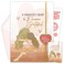 Decorably Gold Glitter Foil 5x7in Handmade Individual Mothers Day Card from Daughter with String and DieCut Heart Charm Matching Envelope and Stickers for Mom Textured with Printed Message Inside