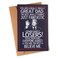 decorluxes Funny Fathers Day Gift from Daughter or Son Humorous Appreciation Greeting Card for Dad Birthday or Christmas Gift for Him