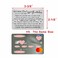 DEGASKEN Dad 50th Birthday Card Happy 50 Year Old Bday Gifts for Dad Personalized Steel Engraved Wallet Card