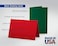 Desktop Publishing Supplies Blank Christmas Greeting Cards Holiday Red and Green A2 425 x 55 Half Folding Cards with White Envelopes Makes 30 Sets