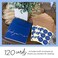 Durabasics 120 Heavyweight Blank Thank You Cards with Envelopes Stickers Premium Thank You Notes with Envelopes Set Bulk Classic Navy Blue Bulk Pack 4 x 6 Inches 120 Pack
