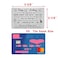FALOGIJE Son 21st Birthday Card Gifts for 21 Year Old Son 21st Birthday Decorations for Him Men Engraved Metal Wallet Card