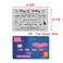 FALOGIJE Son 21st Birthday Card Gifts for 21 Year Old Son 21st Birthday Decorations for Him Men Engraved Metal Wallet Card