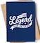 Greeting Cards Funny Retirement Cards for Women Men Coworker Leaving Goodbye Cards The Legend Has Retired