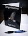 Aquinas Eagle Glowing Eagle Congratulations Card for Eagle Scout Gift or Present