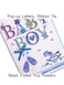 Golden J Lovely New Baby Shower Greeting Cards for Baby Boy 2PK Blue