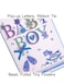 Golden J Lovely New Baby Shower Greeting Cards for Baby Boy 2PK Blue