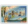 Postcard Fair GREETINGS FROM OREGON vintage reprint postcard set of 20 identical postcards Large letter US state name post card pack ca 1930s1940s Made in USA