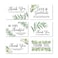 Hadley Designs 24 Foliage Sympathy Thank You Cards Envelopes Greenery Bereavement Funeral Thank You Note Condolence Gratitude Supplies Boho Personalized Religious Military Memorial With Message
