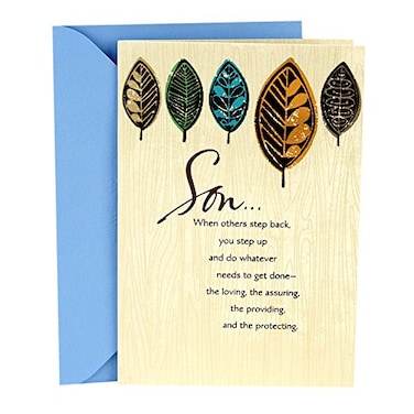 Hallmark Fathers Day Card for Son A Fine Example of a Good Man Model 599FFW9592