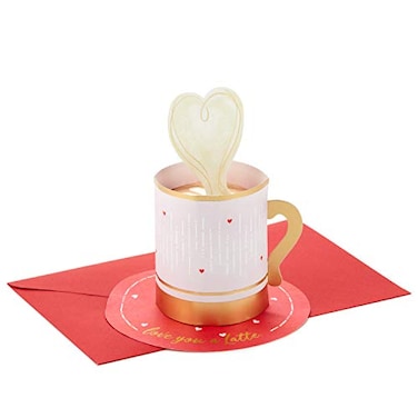 Hallmark Paper Wonder Pop Up Valentines Day Card Latt
