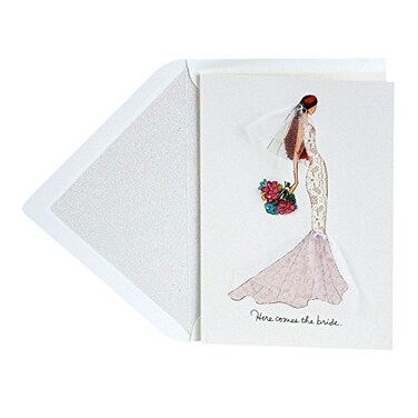 Hallmark Signature Wedding Card Engagement Card or Bridal Shower Card Here Comes the Bride 699RZH6205