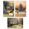 Hallmark Thomas Kinkade Boxed Christmas Cards Assortment Snowy Scenes 3 Designs 24 Cards with Envelopes