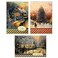 Hallmark Thomas Kinkade Boxed Christmas Cards Assortment Snowy Scenes 3 Designs 24 Cards with Envelopes
