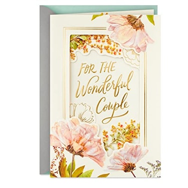 Hallmark Wedding Card Bridal Shower Card Engagement Card Wonderful Couple
