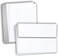 Hamilco White Linen Cards and Envelopes Flat 5 x 7 Cardstock Paper 80lb Cover 50 Pack
