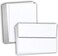 Hamilco White Linen Cards and Envelopes Flat 5 x 7 Cardstock Paper 80lb Cover 50 Pack