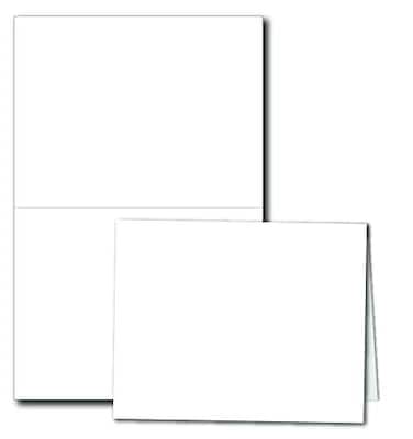 Desktop Publishing Heavyweight Blank White A2 Folded Note Cards 425 x 55 Greeting Cards for Card Making Thick 80lb Stock InkjetLaser Printer Compatible 100 Cards