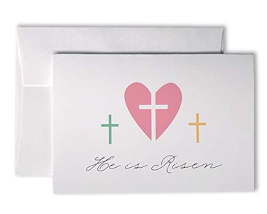 Hill Valley Greetings Christian Greeting Cards with Envelopes Set of 24 Religious Note Cards Envelopes Perfect for Easter Christmas Baptism Gifts