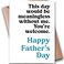Hqulpr Funny Fathers Day Cards for Dad from Daughter Son Dad Card Fathers Day Present 7x5 inches Greeting Card