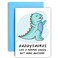 Huxters Dinosaur Birthday Card for Daddy Daddysaurus Premium Grade A5 Happy Birthday Card for daddy Fathers day card Dad Card Daddysaurus