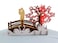 iGifts And Cards 20th Wedding Anniversary 3D PopUp Card Romantic Bridge Scene Cherry Blossom Tree Swan Couple Love Marriage Keepsake 475 x 7 with Envelope