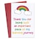 Ithmahco Teacher Thank You Card Rainbow Teaching Assistant Appreciation Greeting Card Teacher Appreciation Cards Teachers Appreciations Gift For Women