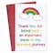 Ithmahco Teacher Thank You Card Rainbow Teaching Assistant Appreciation Greeting Card Teacher Appreciation Cards Teachers Appreciations Gift For Women