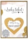 Joli Coon Will you be my maid of honor scratch card with envelope Golden Glamour Maid of honor proposal