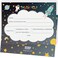 Koko Paper Co Space Multiplechoice Fillin Thank You Cards 25 Flat Cards and 25 Bright White Envelopes Printed on Heavy Card Stock