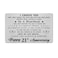 LGQDYMZ 21 Year Anniversary Card Gifts for Him Husband Happy 21st Wedding Anniversary Cards Gift for Men Engraved Metal Wallet Insert