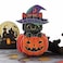 Liif Halloween Pumpkin Black Cat 3D Greeting Pop Up Card Halloween Card Cute Kitten Trick Or Treat With Message Note Envelop