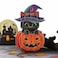 Liif Halloween Pumpkin Black Cat 3D Greeting Pop Up Card Halloween Card Cute Kitten Trick Or Treat With Message Note Envelop