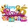 Liif Happy 85th Birthday Pop Up Card 85 Birthday Card For Women Men Mom Dad Balloon Celebration With Message Note Envelop Size 8 x 6 Inch