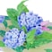 Liif Hydrangea Blossoms Butterfly 3D Greeting Pop Up Mothers Day Card Spring Summer Anniversary Fathers Day Get Well Thinking Of YouWith Message Note EnvelopLarge Size 8x6 Inch