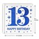 MAGJUCHE Blue 13th Birthday Card Laser Cut Glitter Girl Boy Age 13 Gift For Daughter Son