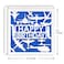 MAGJUCHE Blue Airplane Birthday Card Blue Glitter Laser Cut Aeroplane Flying Greeting Card For Boys Men