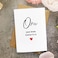 MAGJUCHE First Year Anniversary Card One Year Down Forever To Go Romantic 1st Valentines Day Wedding Card For Husband Wife