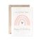 MAGJUCHE Rainbow First Birthday Card For Niece Rose Gold Boho Girl 1st Birthday Card From Uncle Auntie