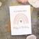 MAGJUCHE Rainbow First Birthday Card For Niece Rose Gold Boho Girl 1st Birthday Card From Uncle Auntie